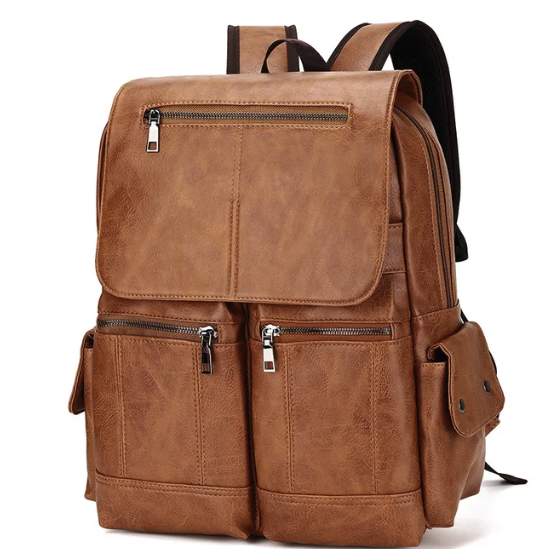 Rucksack mit Überschlagklappe und Schnallenverschluss