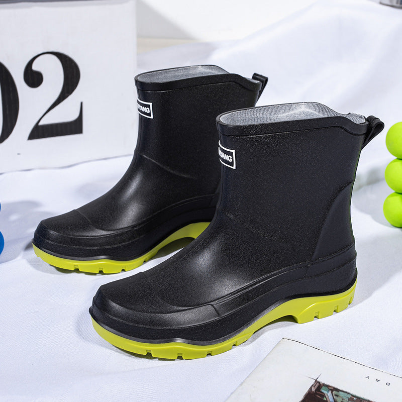 Wasserdichte Damen Gummistiefel Mit Rutschfester Sohle