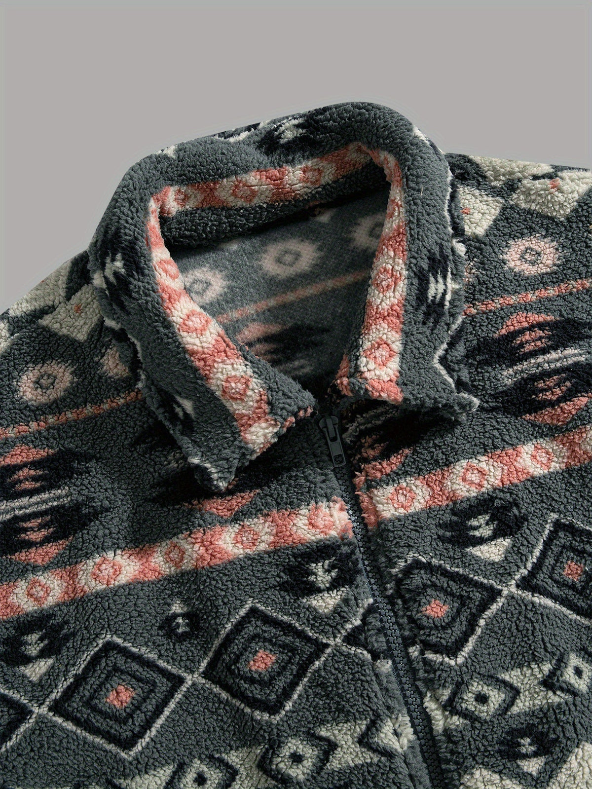 Herren-Plüschjacke für die kühle Jahreszeit und die Übergangszeit