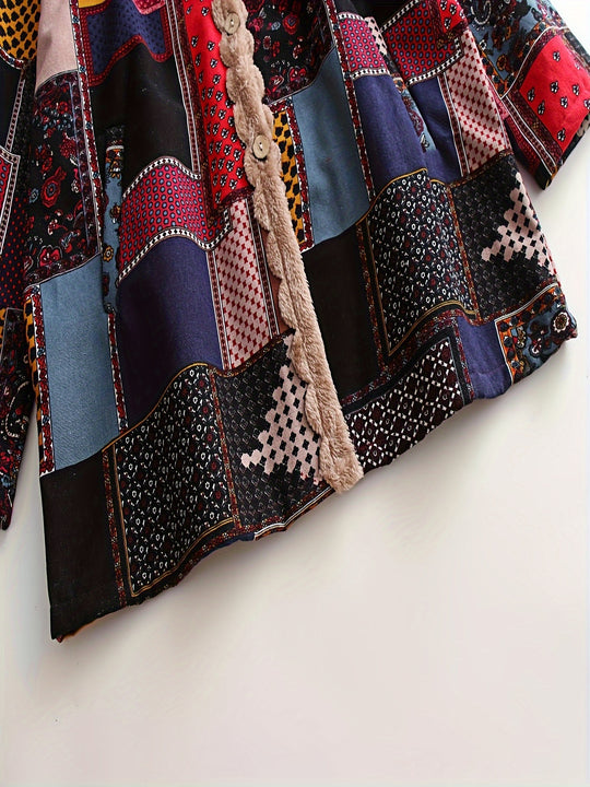 Trendy winter jacket with hood for women