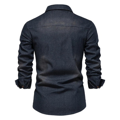 Jeanshemd für Herren im Western-Stil