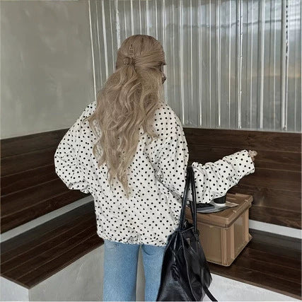 Elegante Damenjacke mit lockerer Passform und kurzem Schnitt