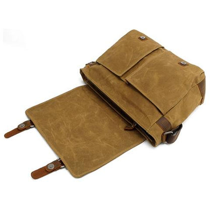 Canvas-Umhängetasche im Vintage-Stil