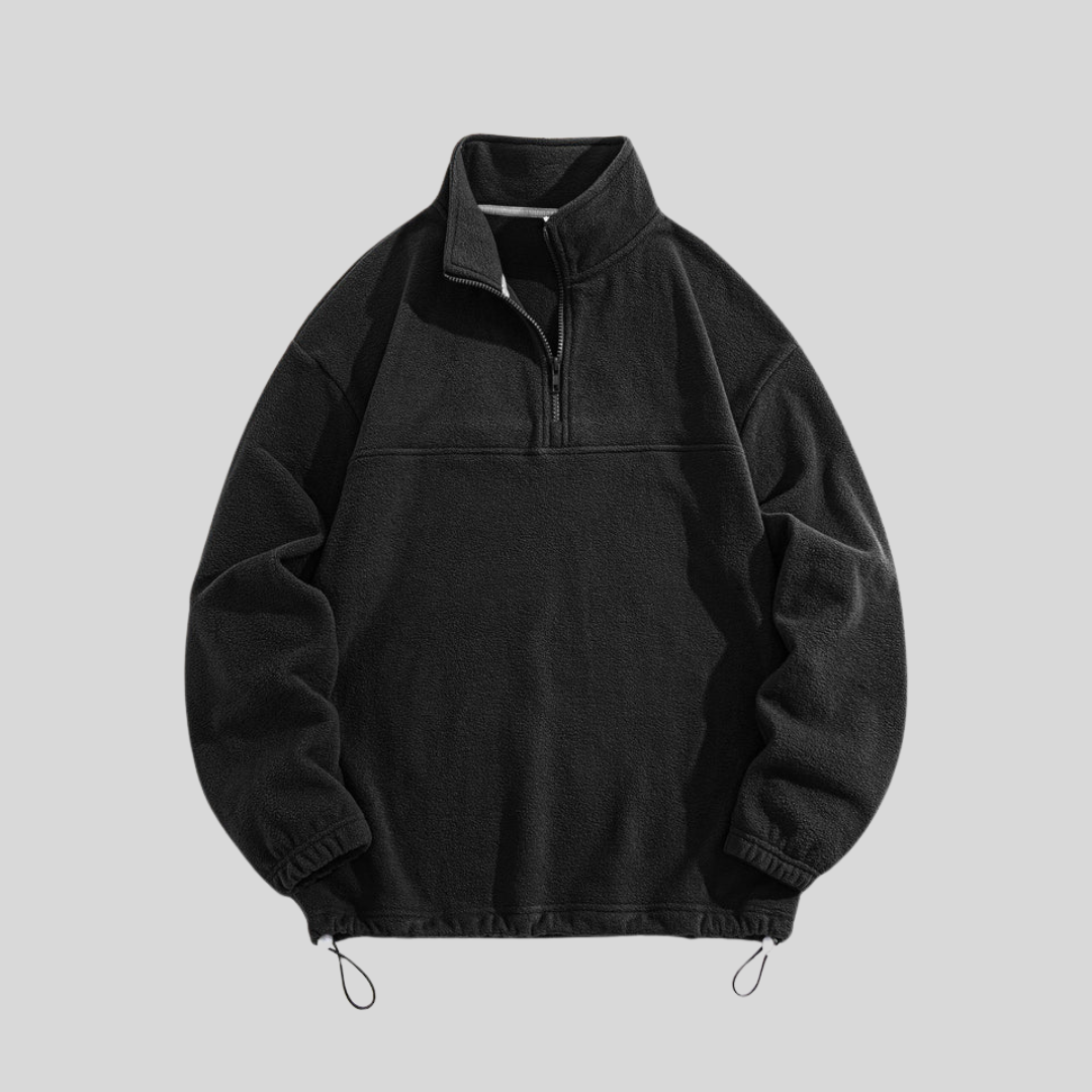 Men's Fleece Sweatshirt with Quarter Zip 