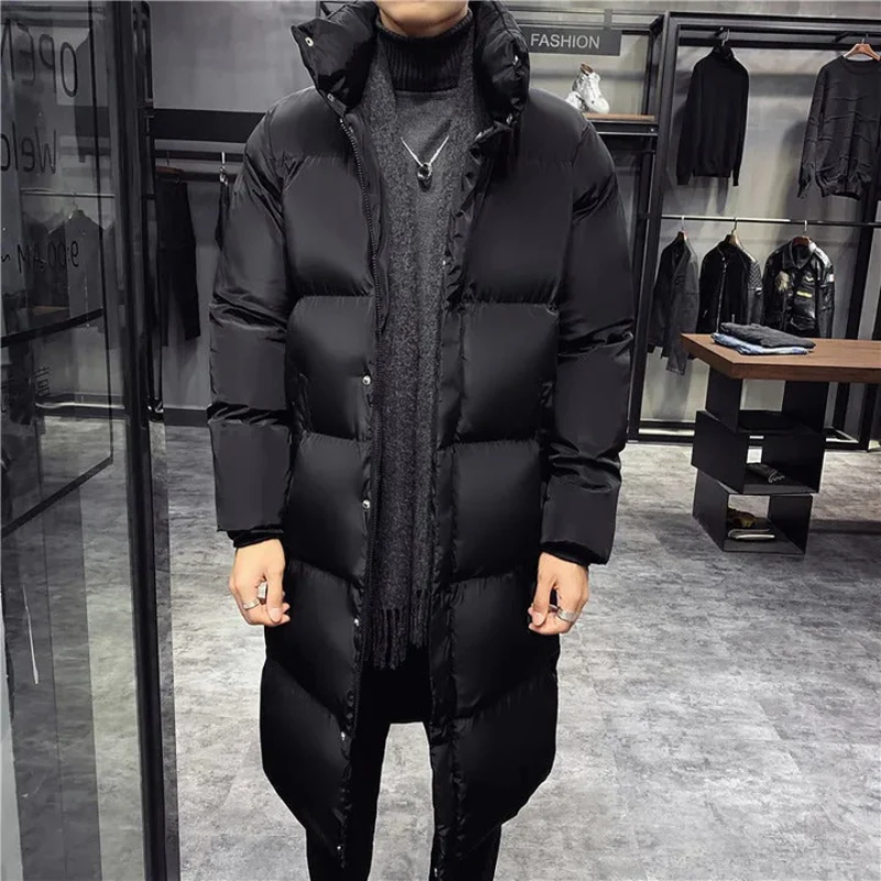 Men's Puffer Jacket with Extended Fit