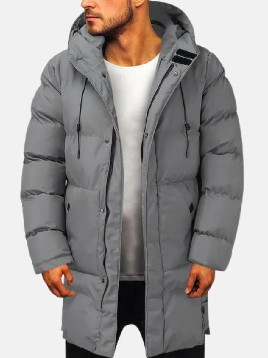 Men's Parka Jacket with Padding for Winter Days