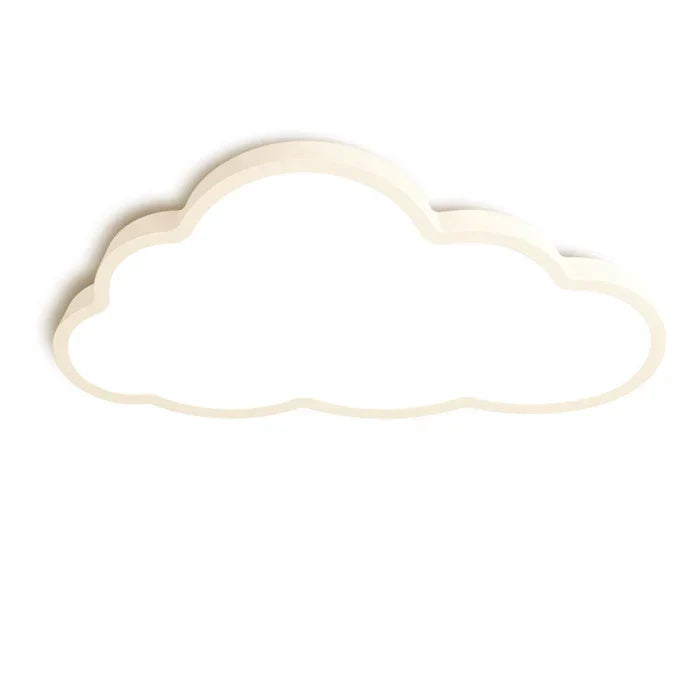 LED children's room ceiling lamp with cloud motif