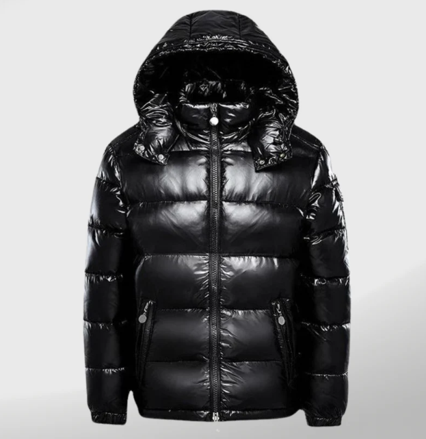 Women's Puffer Jacket with Feminine Design