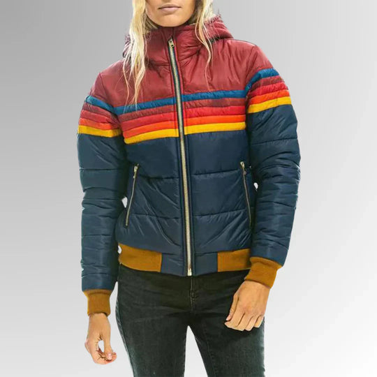 Women's Rain Jacket with Modern Design 