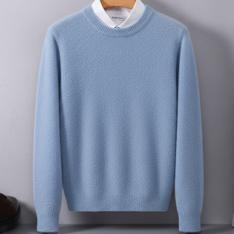 Men's sweater with a clean design
