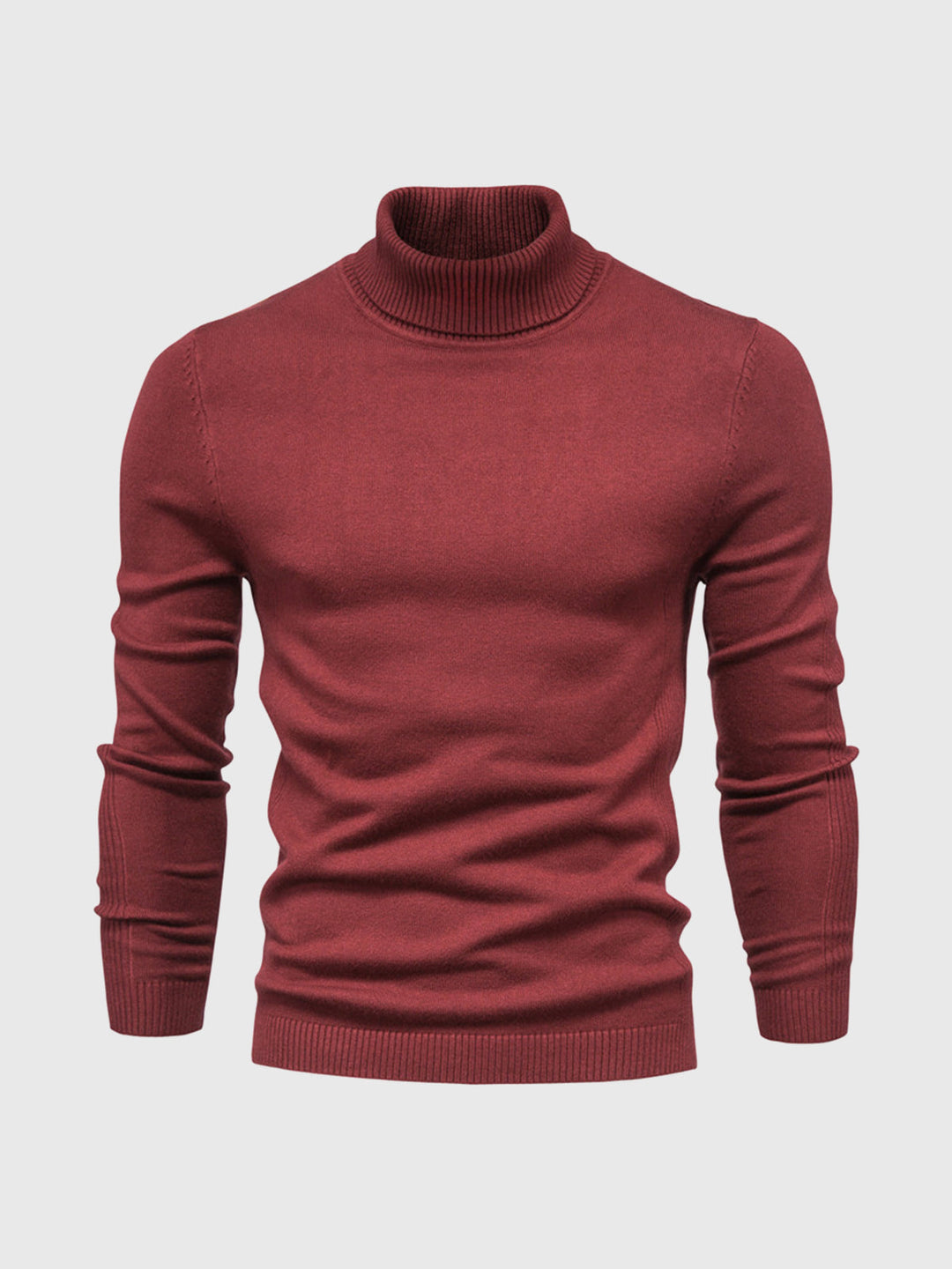 Men's roll-neck sweater with a timeless design