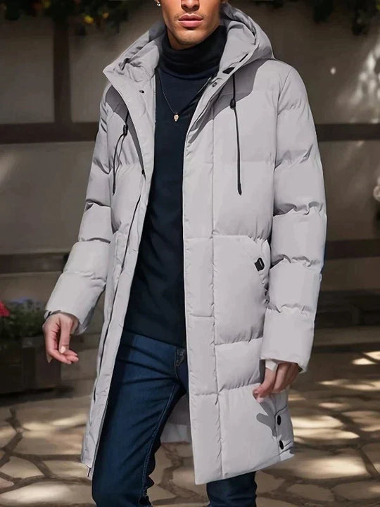 Men's Winter Parka Jacket with Hood