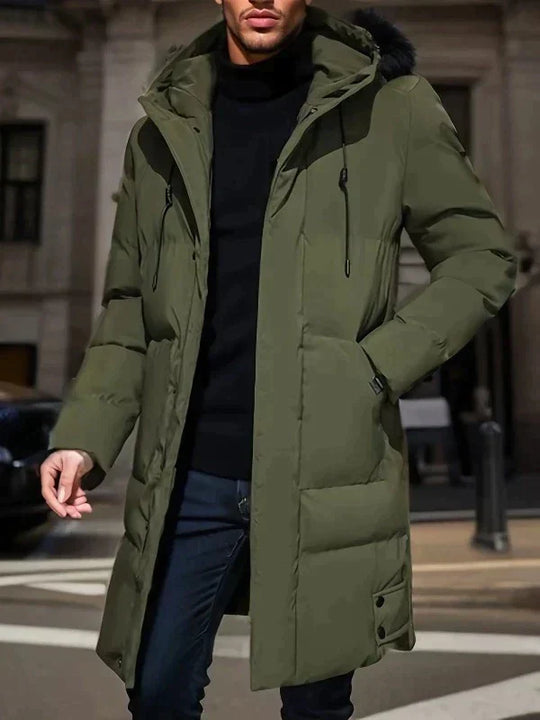 Men's Winter Parka Jacket with Hood