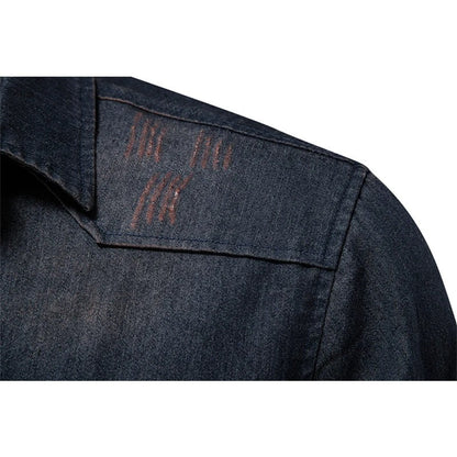 Jeanshemd für Herren im Western-Stil