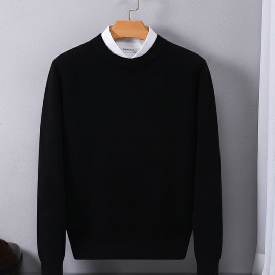 Men's sweater with a clean design