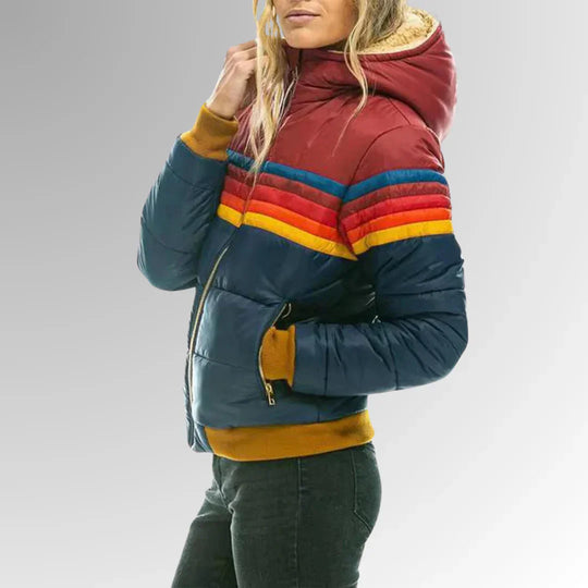 Women's Rain Jacket with Modern Design 