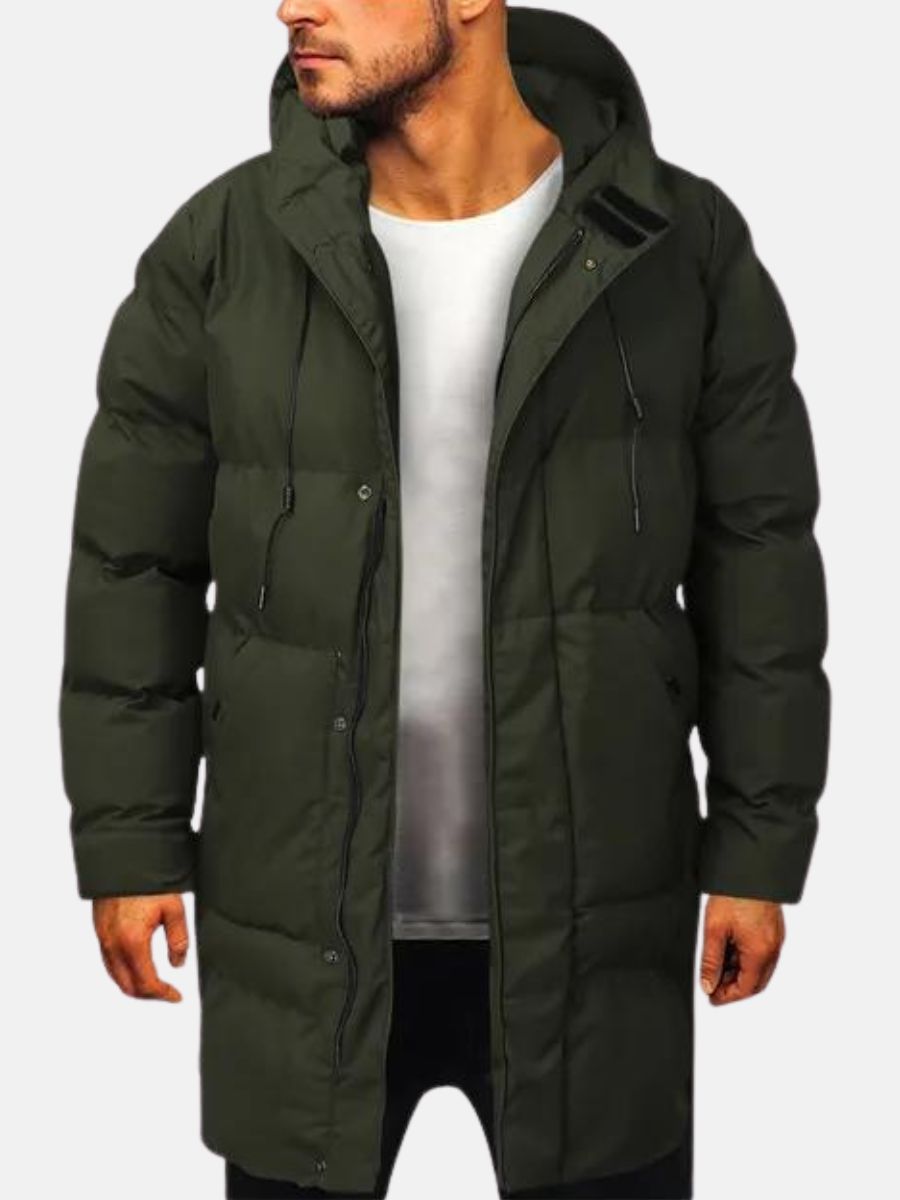 Men's Parka Jacket with Padding for Winter Days