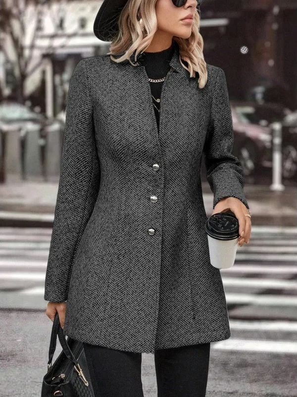 Women's Long-Sleeved Trench Coat – Stylish &amp; Timeless