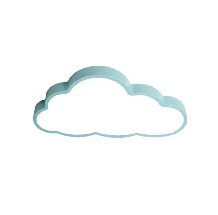 LED children's room ceiling lamp with cloud motif
