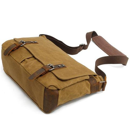 Canvas-Umhängetasche im Vintage-Stil