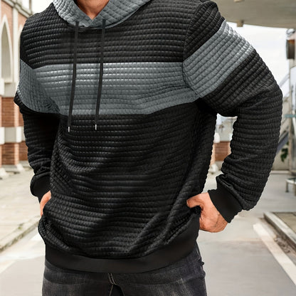 Sportlicher Herren Kapuzenpullover Mit Farbverlauf