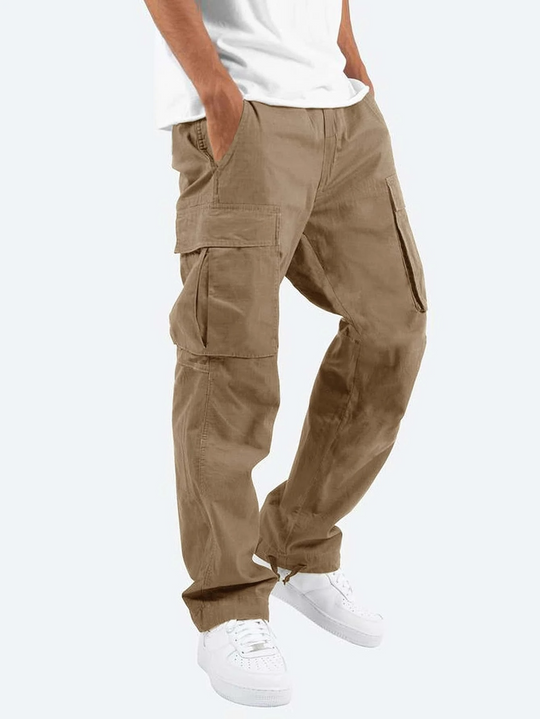 Cargo trousers with a modern cut for men