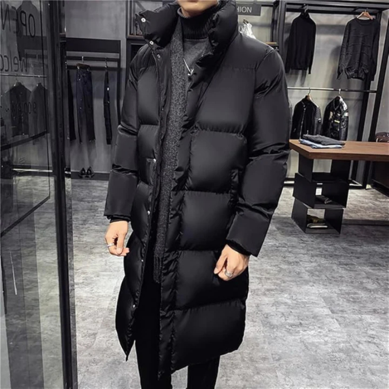 Men's Puffer Jacket with Extended Fit