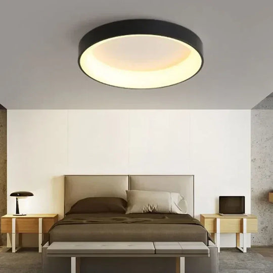 Round LED ceiling lamp – Scandinavian design &amp; warm white light