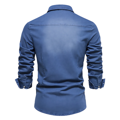 Jeanshemd für Herren im Western-Stil