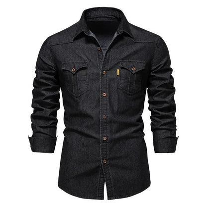 Jeanshemd für Herren im Western-Stil