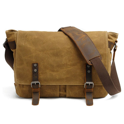 Canvas-Umhängetasche im Vintage-Stil