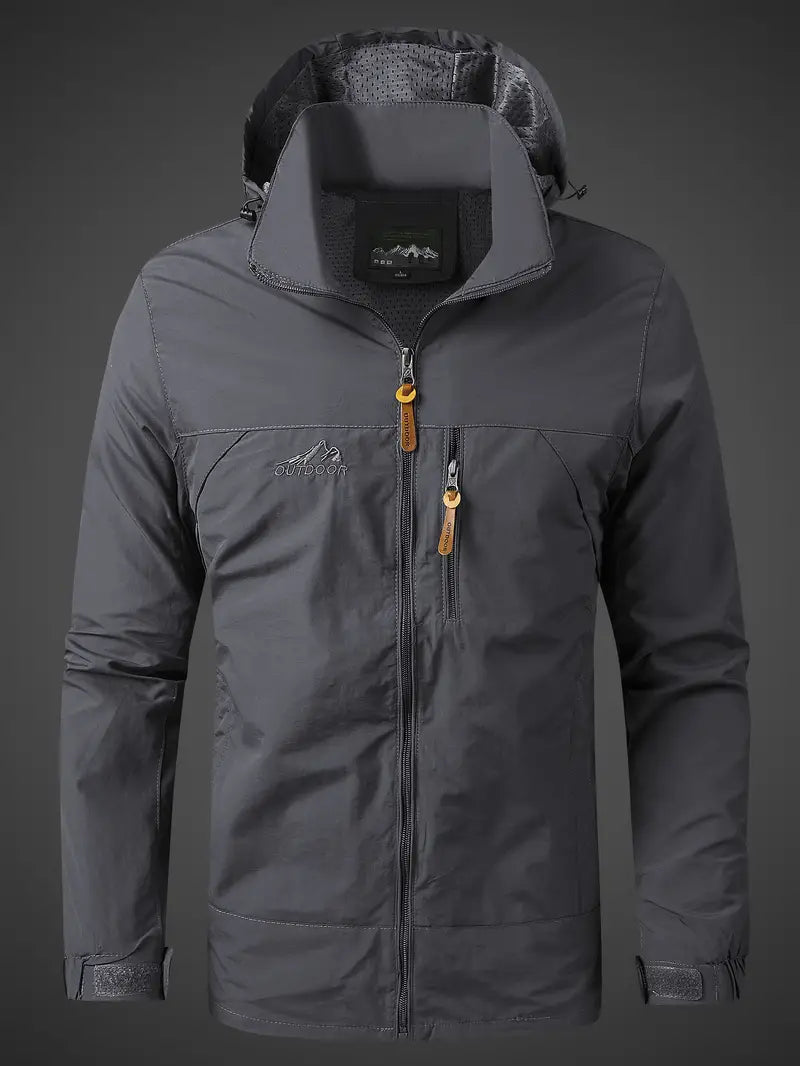 Waterproof and windproof outdoor jacket for men