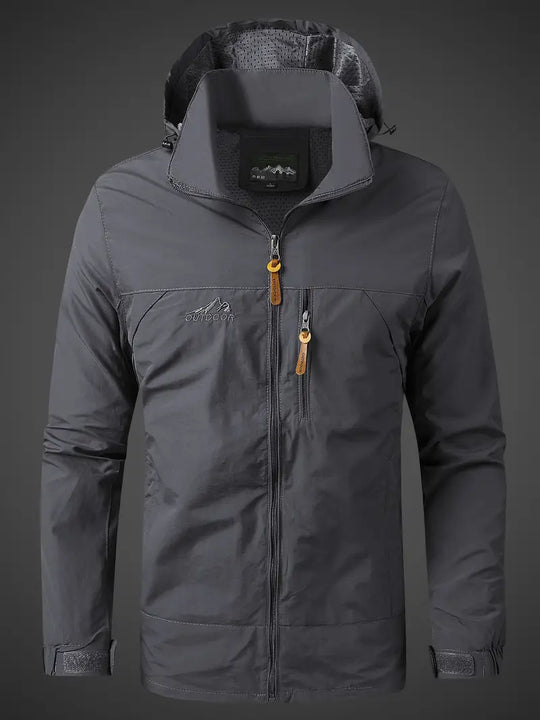 Waterproof and windproof outdoor jacket for men
