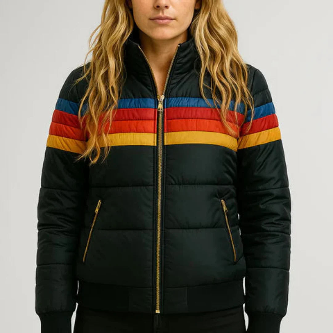Women's Rain Jacket with Modern Design 