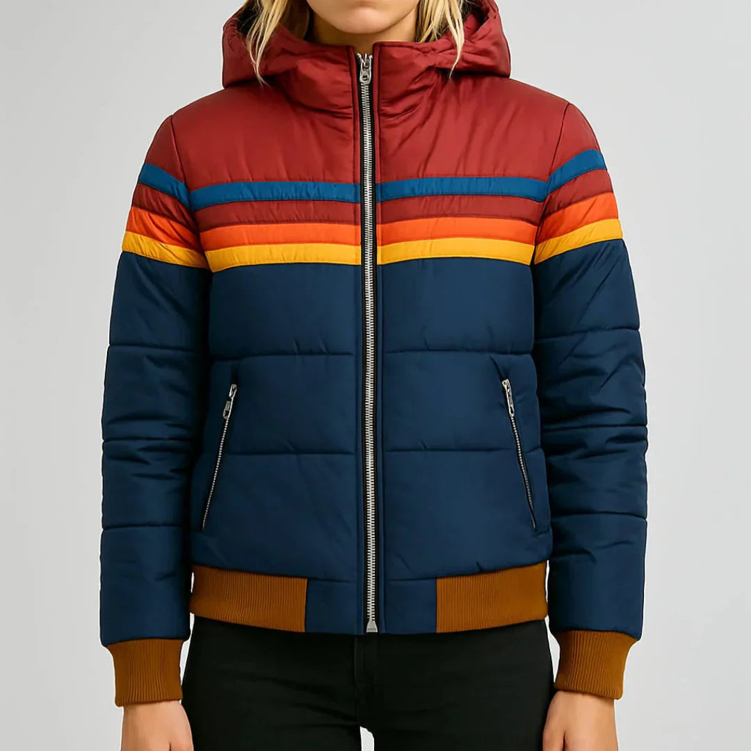 Women's Rain Jacket with Modern Design 