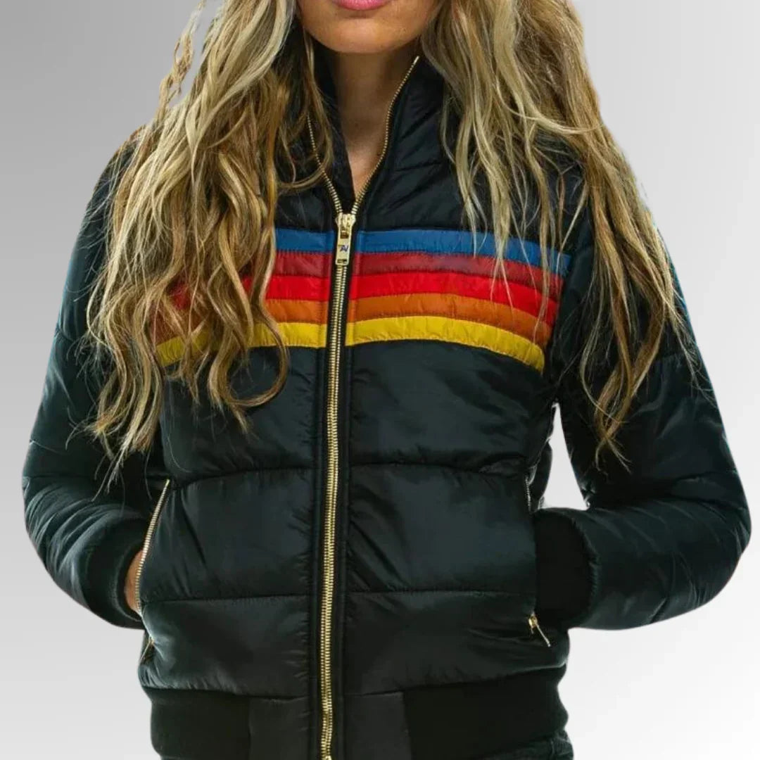 Women's Rain Jacket with Modern Design 