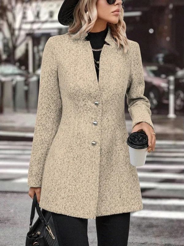Women's Long-Sleeved Trench Coat – Stylish &amp; Timeless