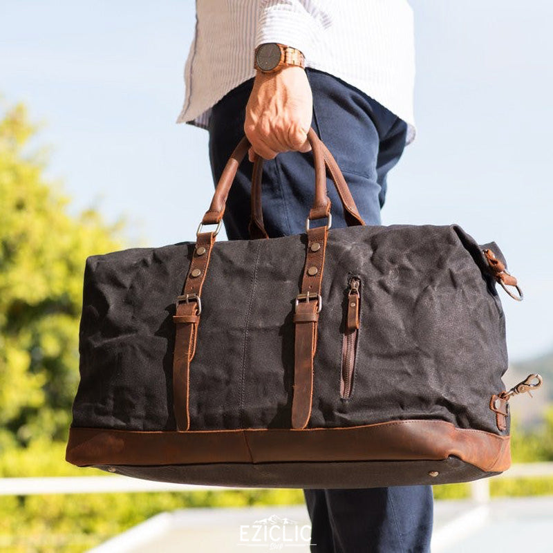 Canvas-Reisetasche für Herren im Vintage-Stil