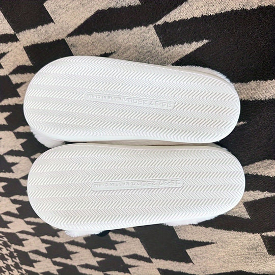 Cozy cow-design slippers for women