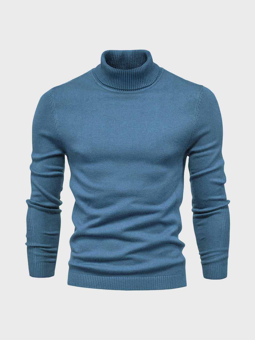 Men's roll-neck sweater with a timeless design