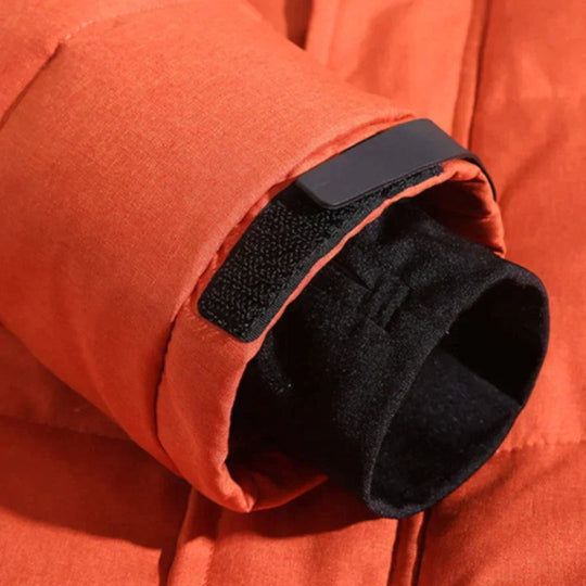 Men's Down Jacket with Classic Cut for Winter