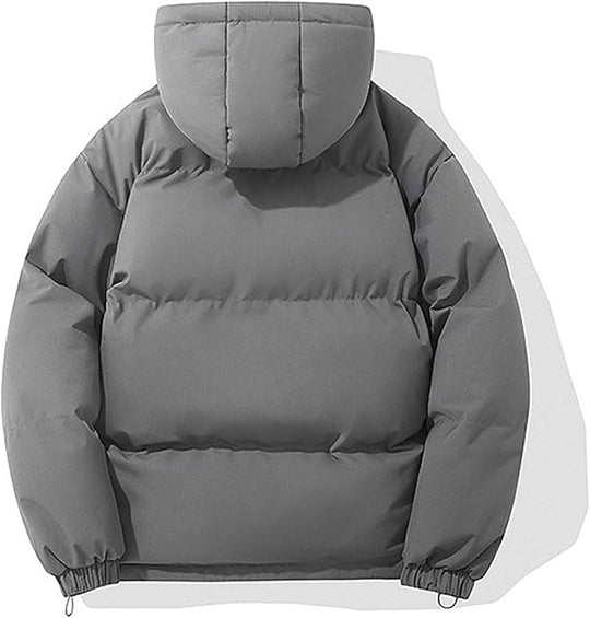 Women's hooded jacket with classic design and warming function 