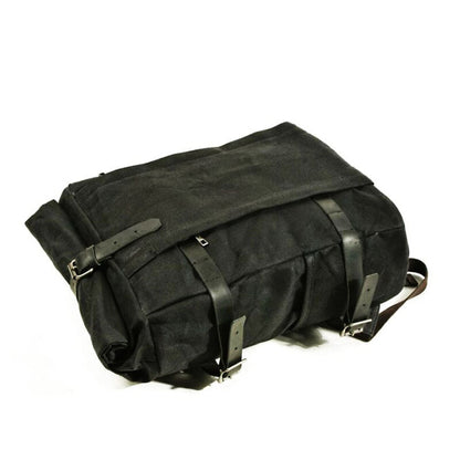 Robuster Canvas-Rucksack für Herren mit Rolltop