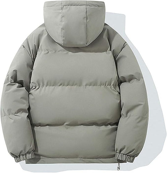 Women's hooded jacket with classic design and warming function 