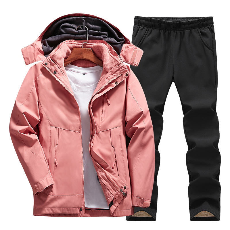 Women's 3-in-1 Outdoor Set with Fleece Jacket and Trousers