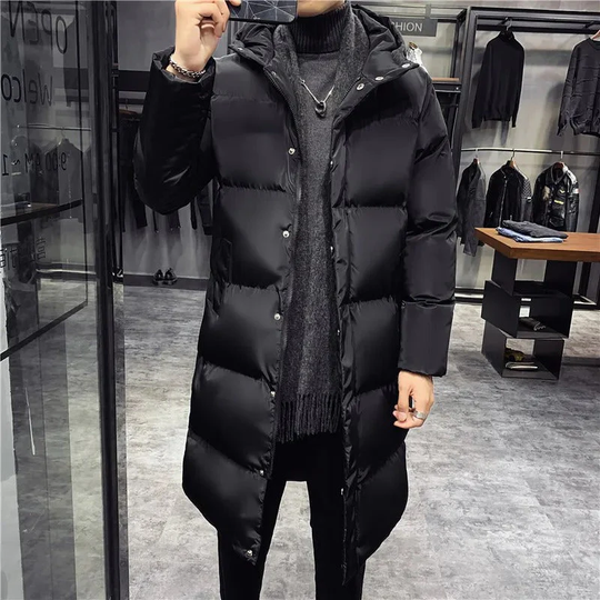 Men's Puffer Jacket with Extended Fit