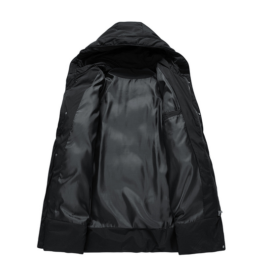 Men's Winter Parka Jacket with Hood