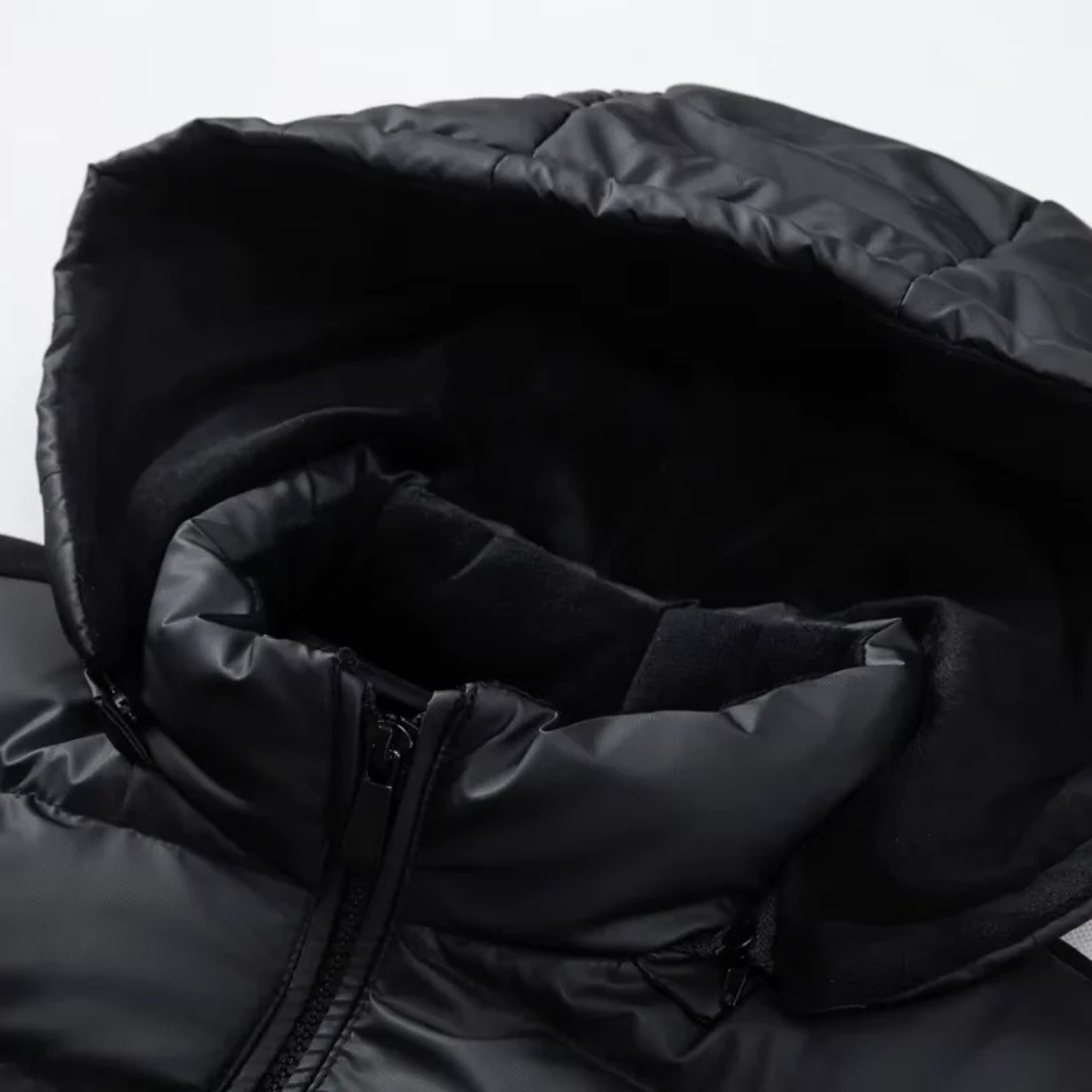 Men's Hybrid Winter Jacket with Hood