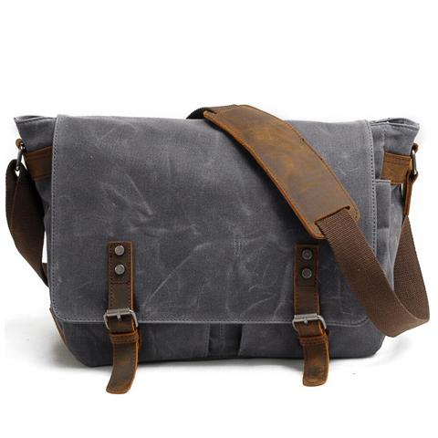 Canvas-Umhängetasche im Vintage-Stil