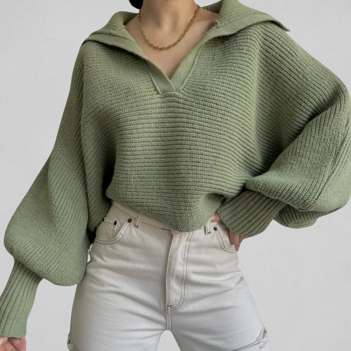 Damenpullover mit weicher Optik und lässiger Passform
